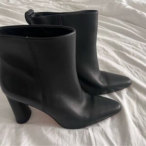 Vince Black Heeled ankle Boots brand new